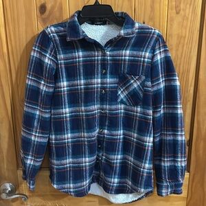 Ambiance Sherpa Lined Flannel Shirt